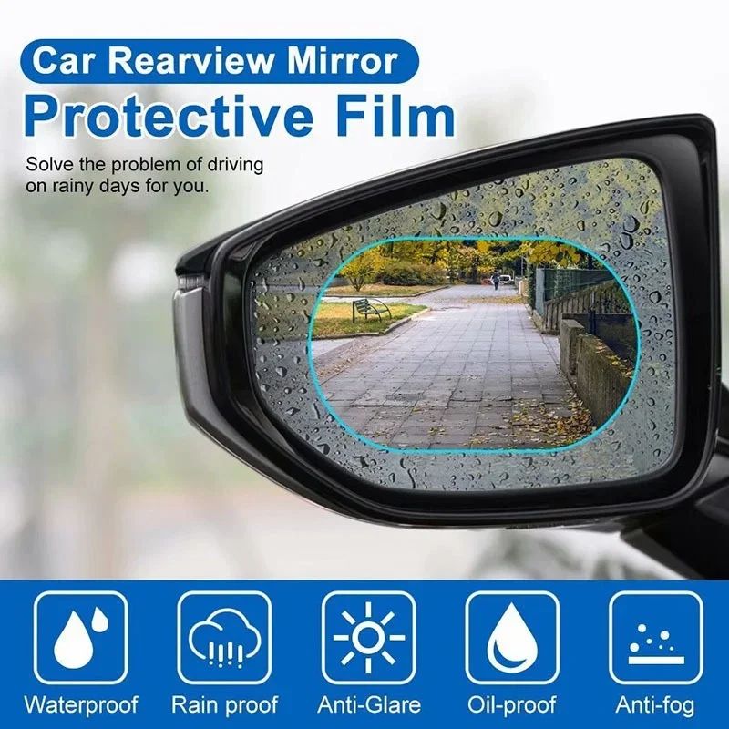 Película Protetora para Espelho Retrovisor de Carro