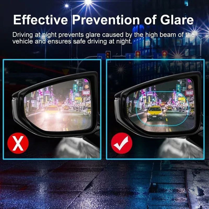 Película Protetora para Espelho Retrovisor de Carro