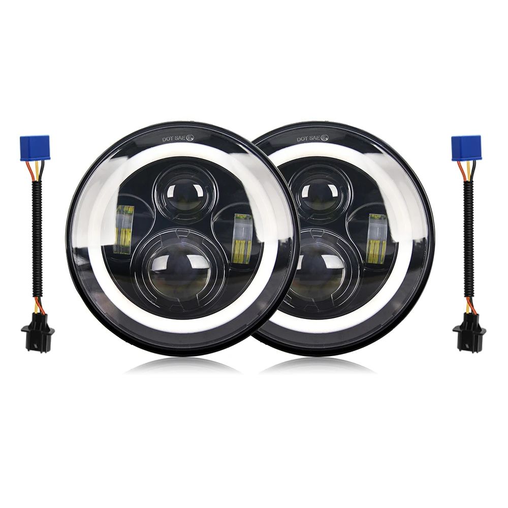 Faróis de LED 7 Polegadas