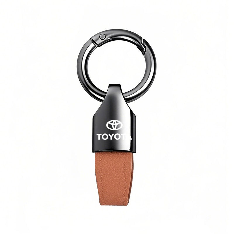Chaveiro Toyota em Couro e Metal