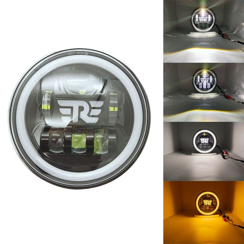 Farol de LED 7 Polegadas para Motocicleta