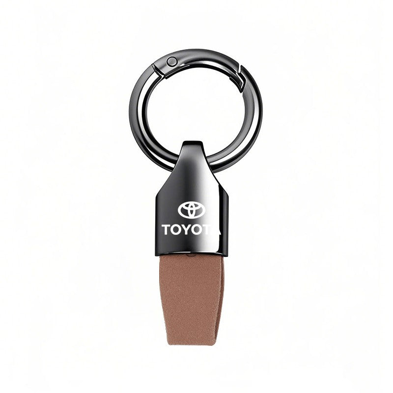 Chaveiro Toyota em Couro e Metal