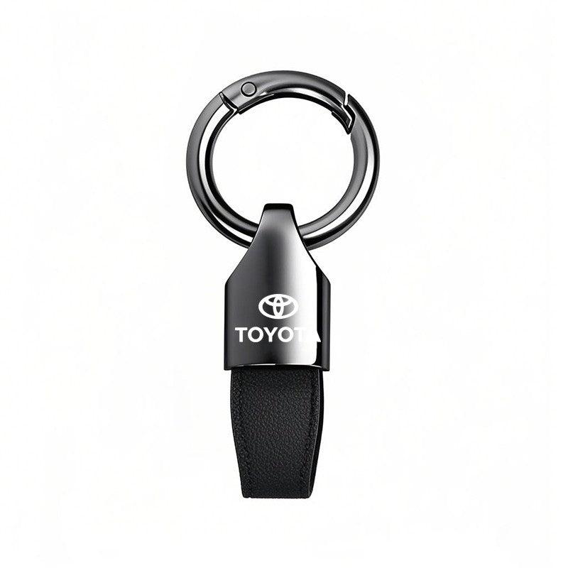 Chaveiro Toyota em Couro e Metal