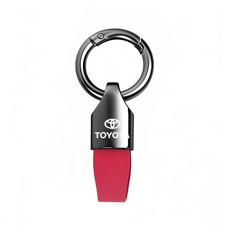Chaveiro Toyota em Couro e Metal